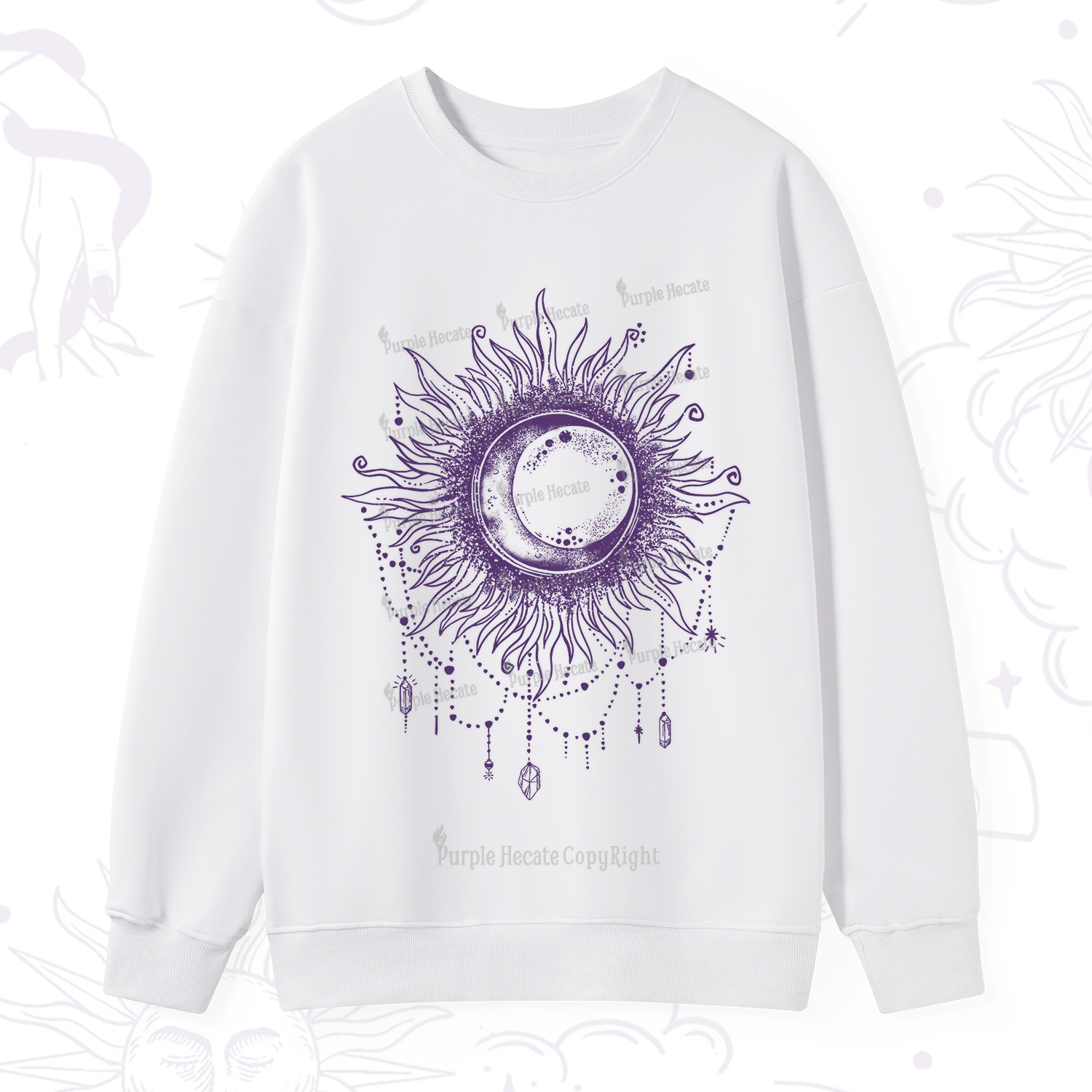 Purplehecate Starry Eye Sweatshirt