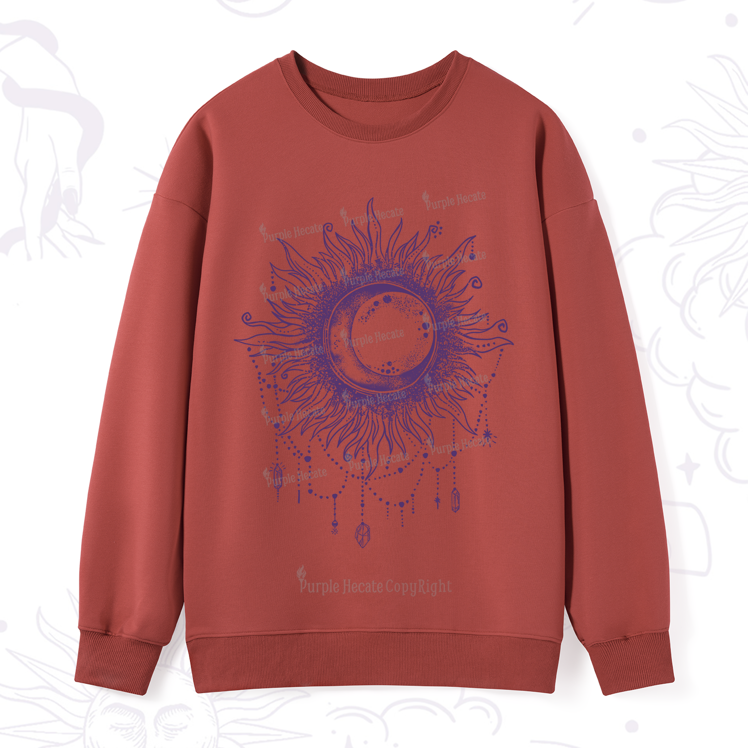 Purplehecate Starry Eye Sweatshirt