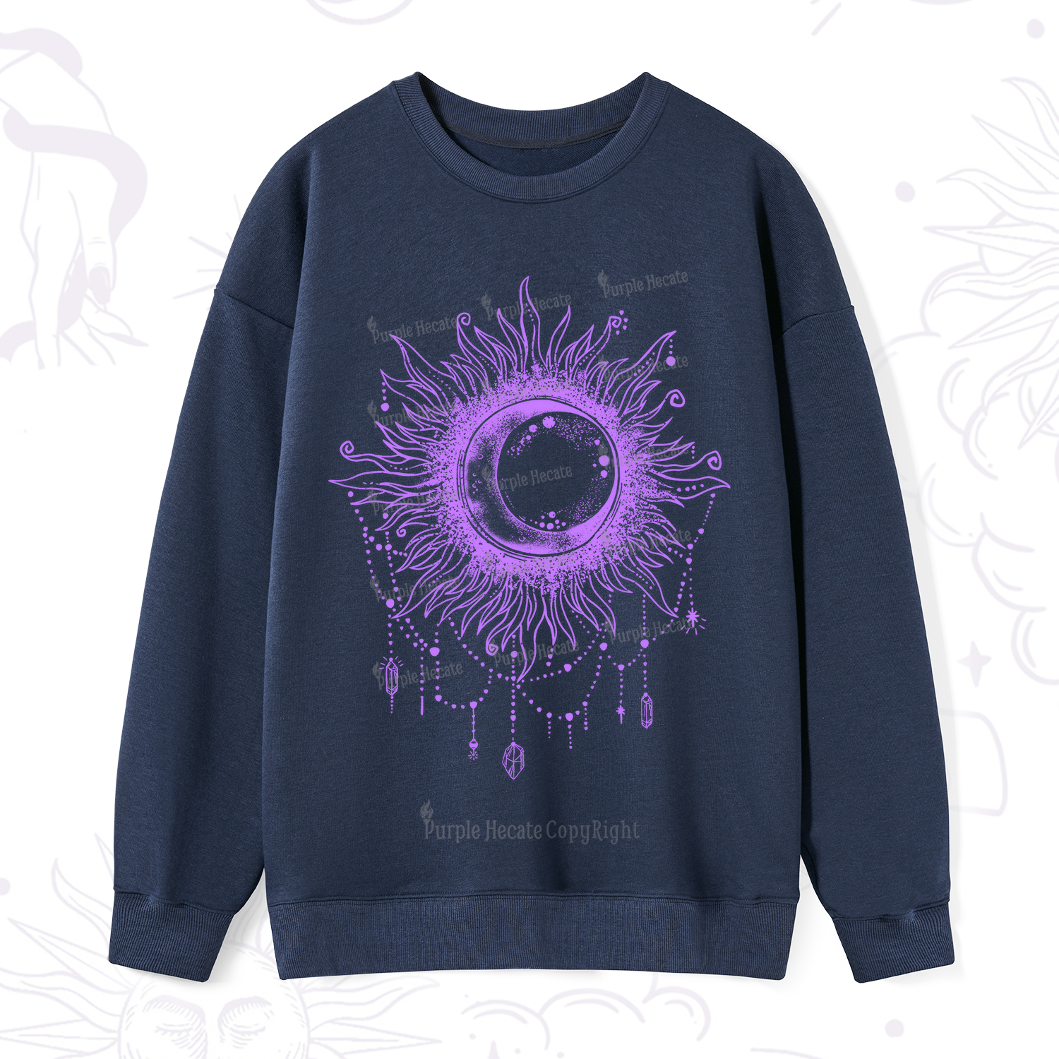 Purplehecate Starry Eye Sweatshirt