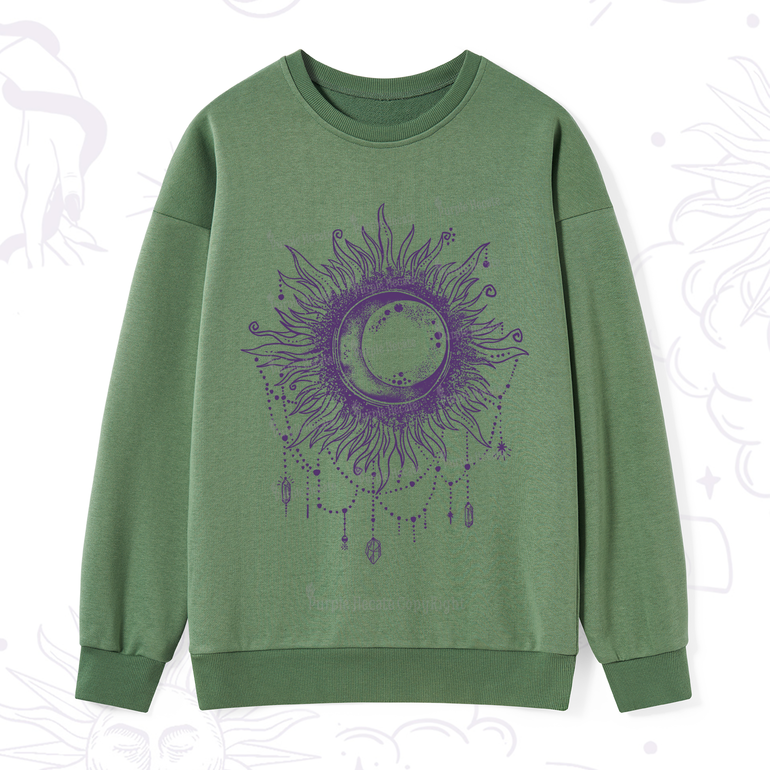 Purplehecate Starry Eye Sweatshirt