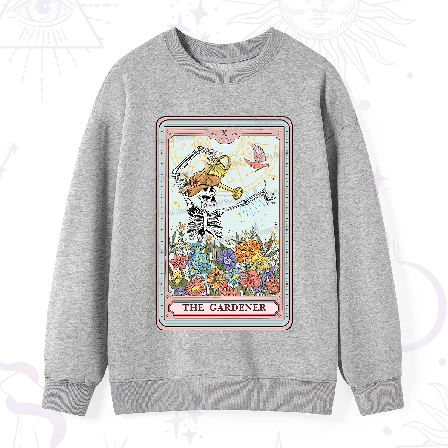 Purplehecate The Gardener Tarot Sweatshirt