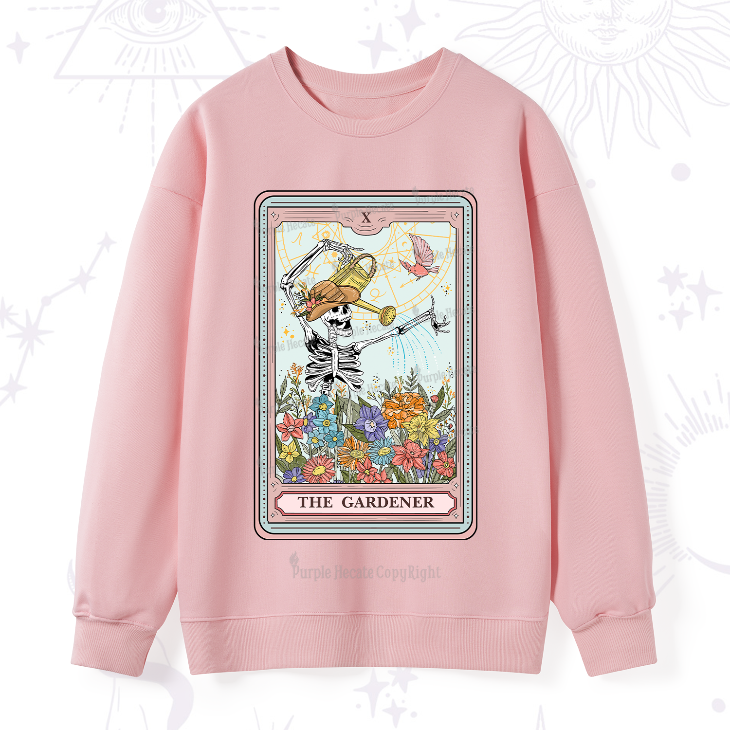 Purplehecate The Gardener Tarot Sweatshirt