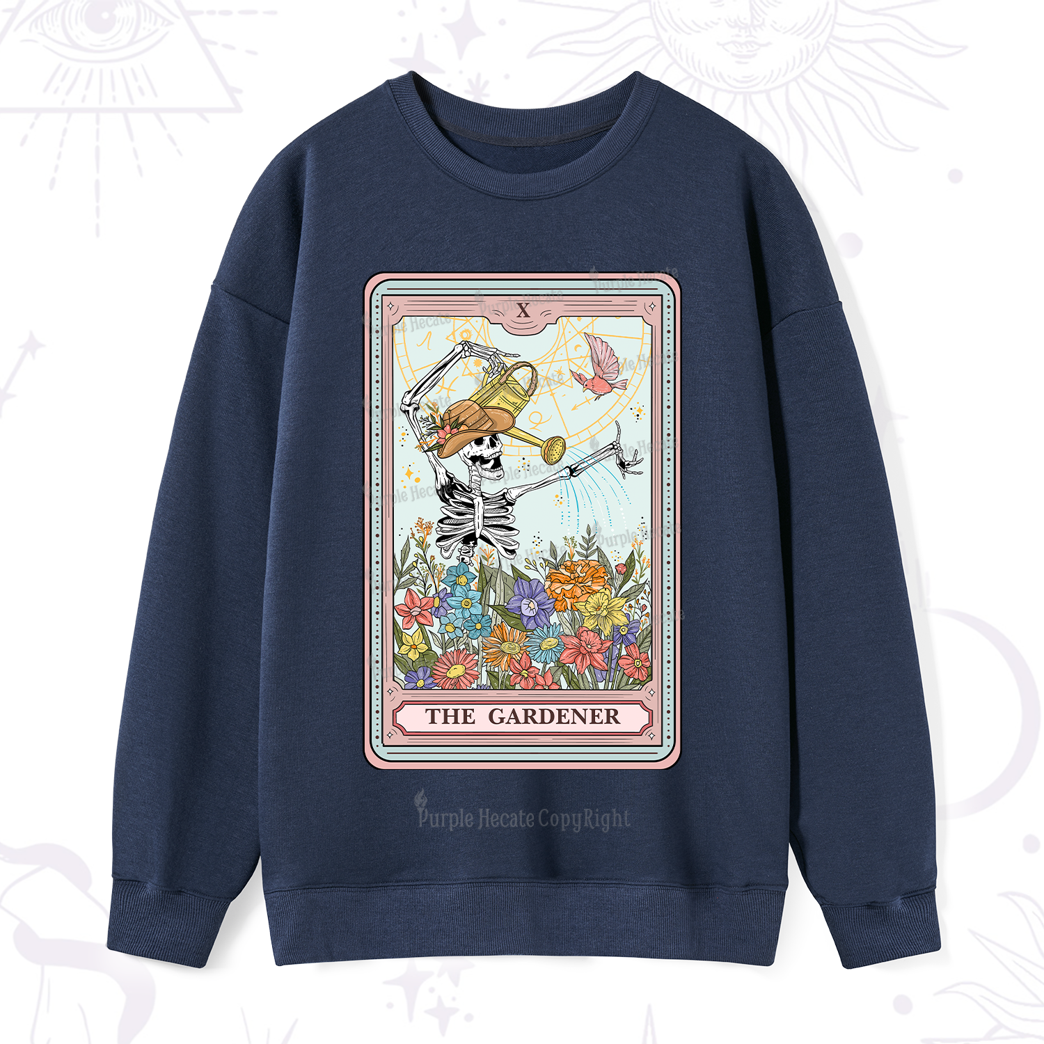 Purplehecate The Gardener Tarot Sweatshirt