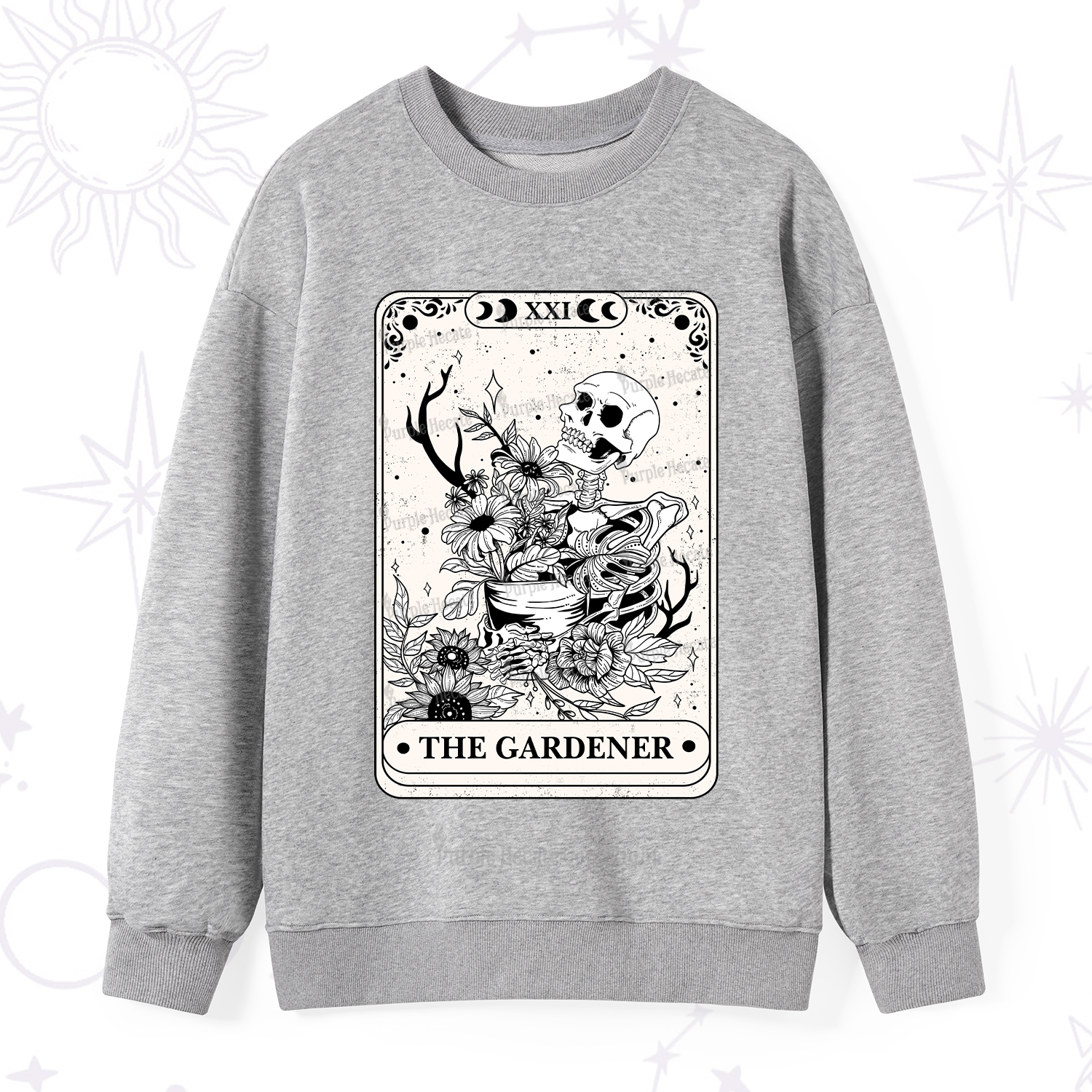 Purplehecate The Gardener Tarot Sweatshirt