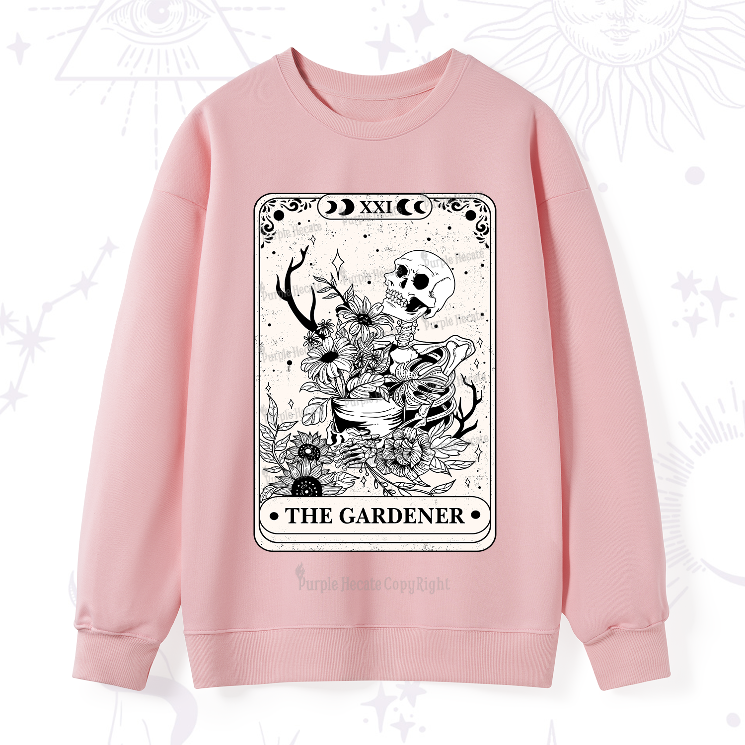 Purplehecate The Gardener Tarot Sweatshirt