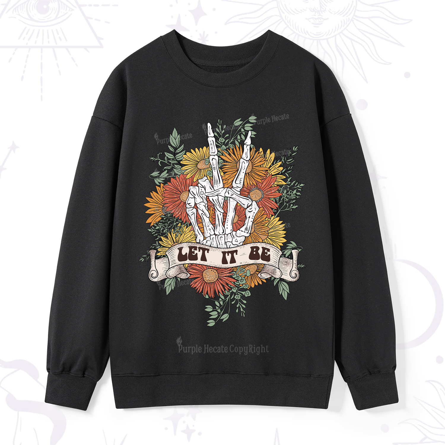 Purplehecate Letting Go Bravely Sweatshirt