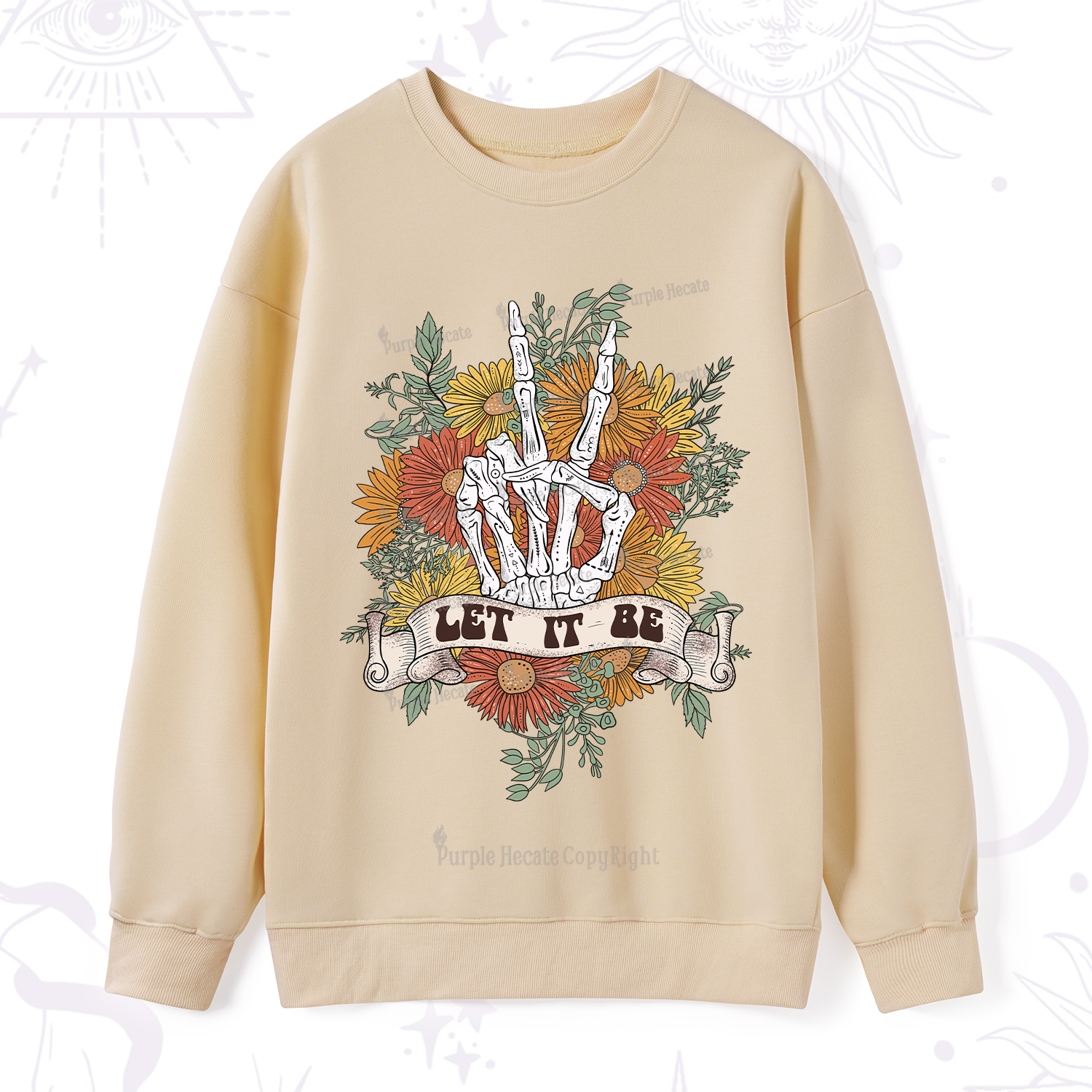 Purplehecate Letting Go Bravely Sweatshirt