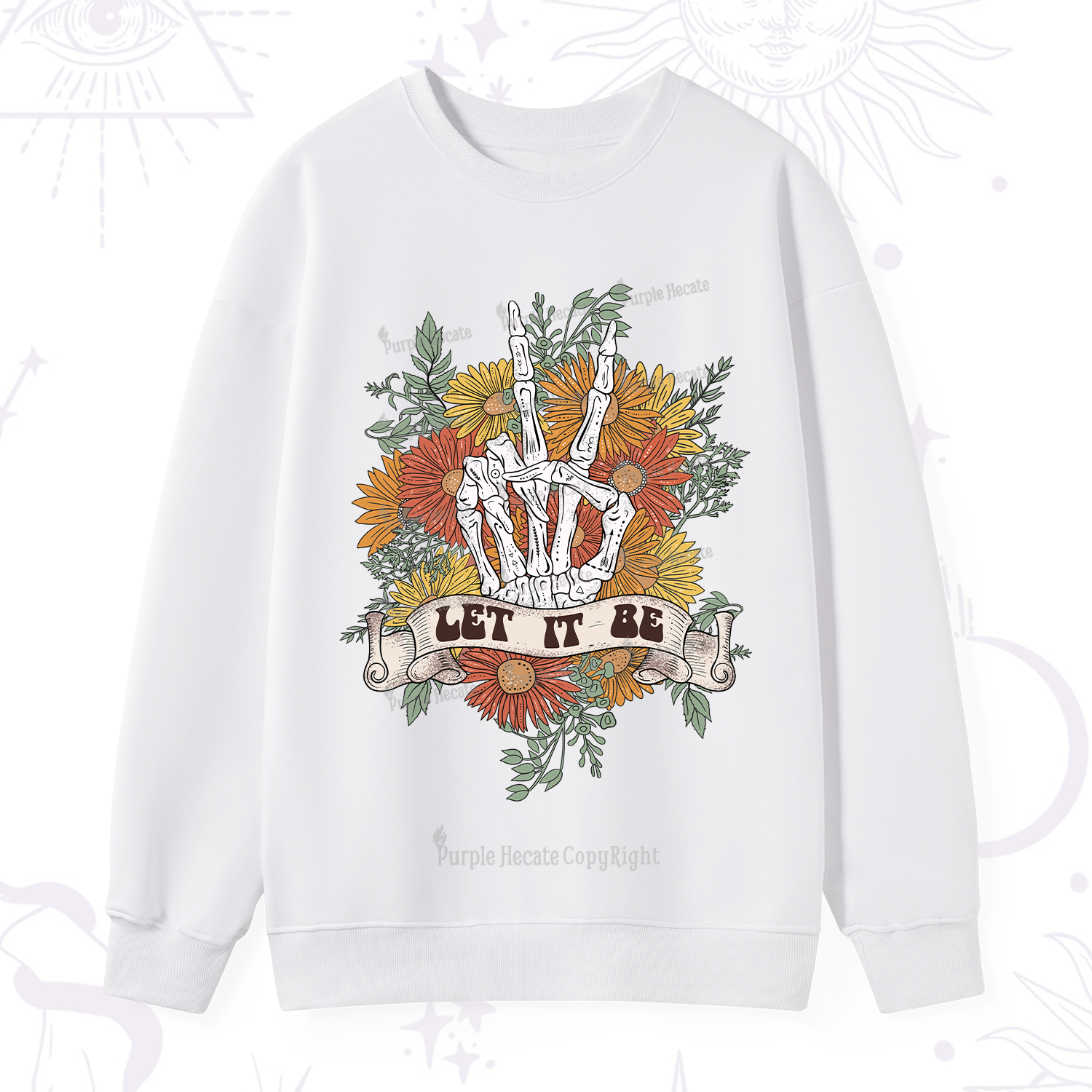 Purplehecate Letting Go Bravely Sweatshirt