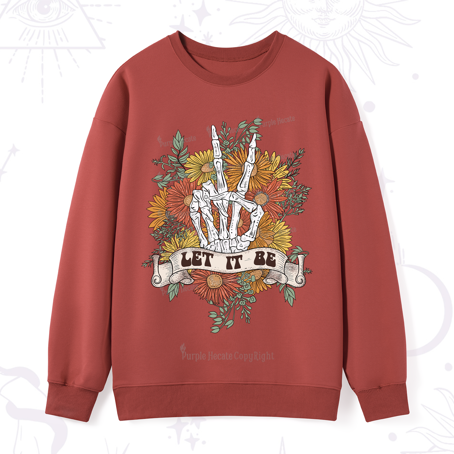 Purplehecate Letting Go Bravely Sweatshirt