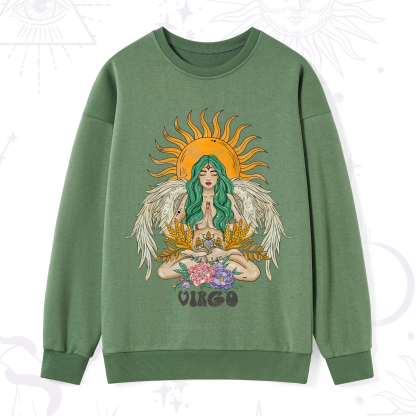 Purplehecate Sun Guardian Of Virgo Zodiac Sweatshirt