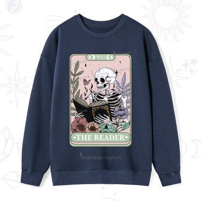 Purplehecate The Reader's Tarot Sweatshirt