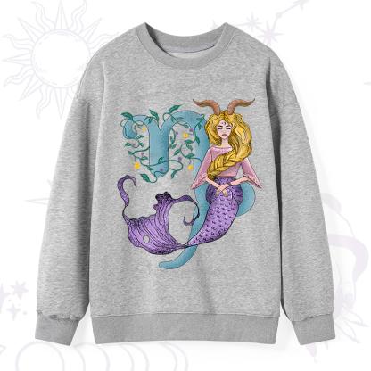 Purplehecate Capricorn In Astrology Zodiac Sweatshirt