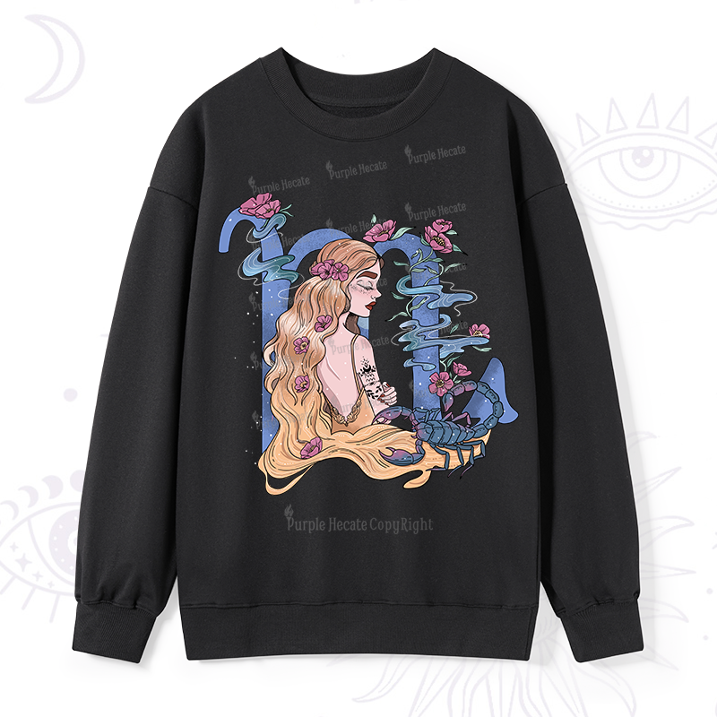 Purplehecate Scorpio In Astrology Zodiac Sweatshirt