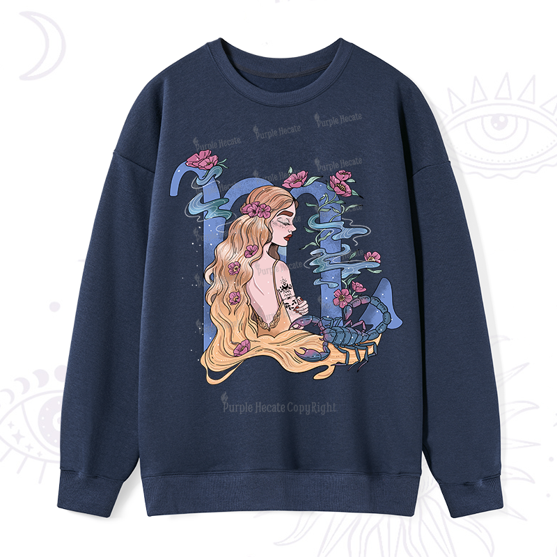 Purplehecate Scorpio In Astrology Zodiac Sweatshirt
