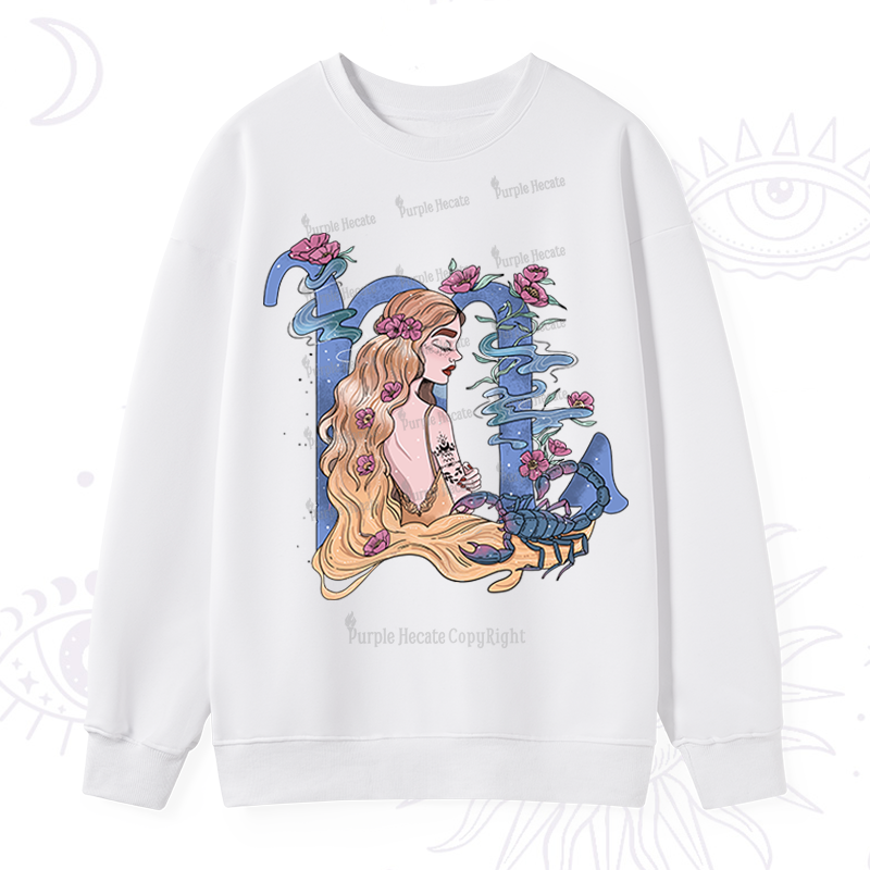 Purplehecate Scorpio In Astrology Zodiac Sweatshirt