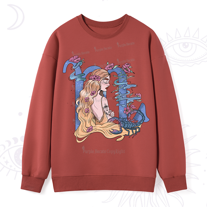 Purplehecate Scorpio In Astrology Zodiac Sweatshirt