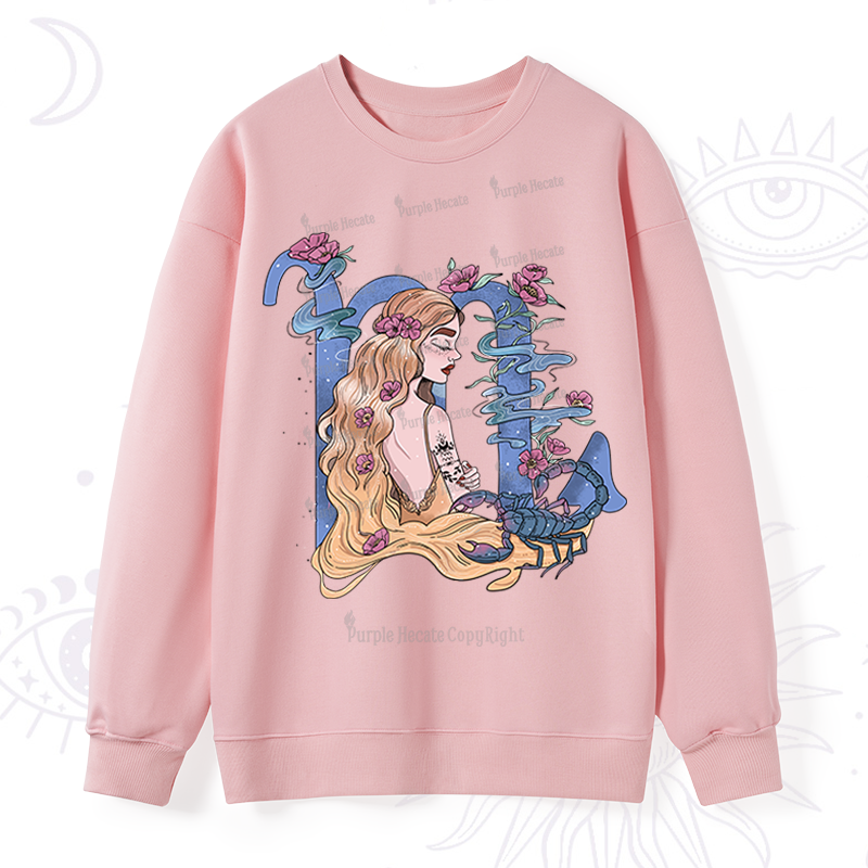 Purplehecate Scorpio In Astrology Zodiac Sweatshirt