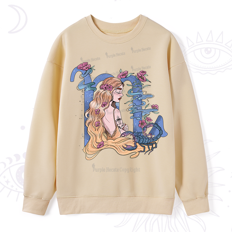 Purplehecate Scorpio In Astrology Zodiac Sweatshirt