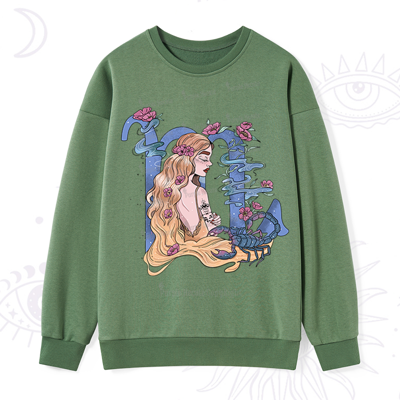 Purplehecate Scorpio In Astrology Zodiac Sweatshirt
