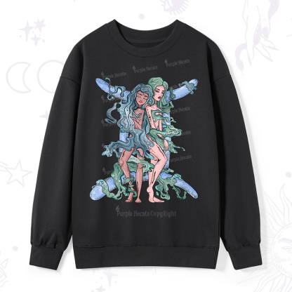 Purplehecate Gemini In Astrology Zodiac Sweatshirt