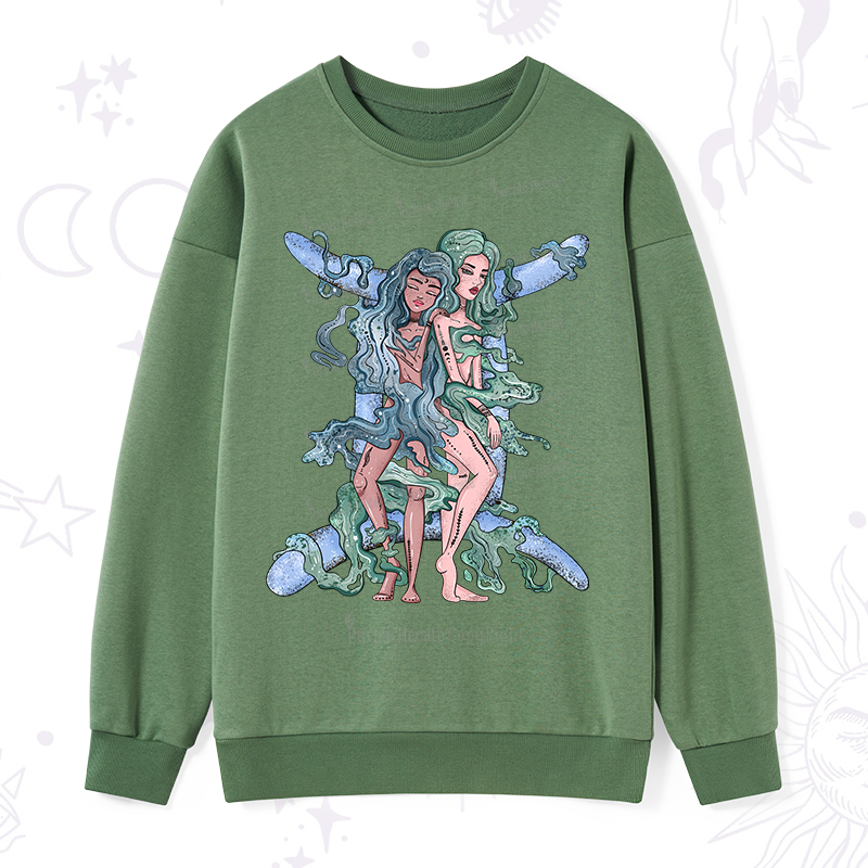 Purplehecate Gemini In Astrology Zodiac Sweatshirt
