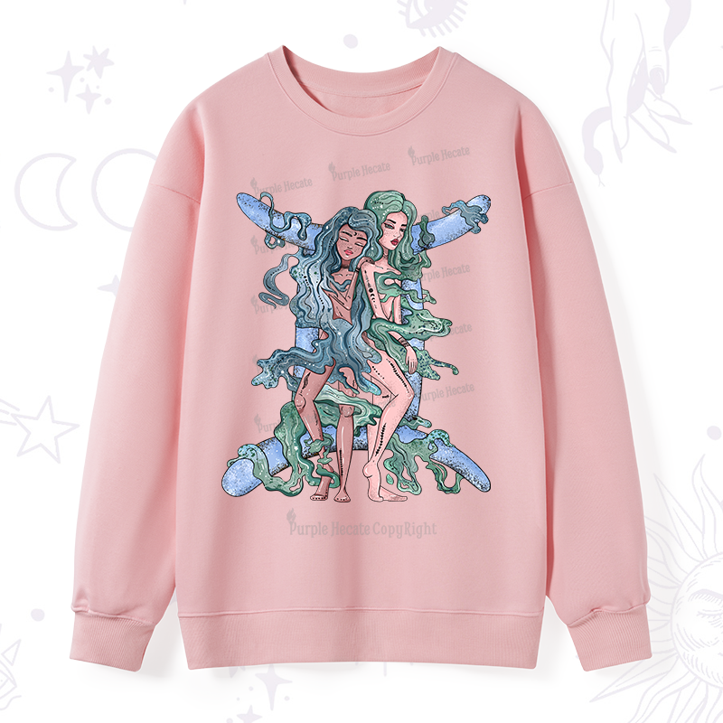 Purplehecate Gemini In Astrology Zodiac Sweatshirt