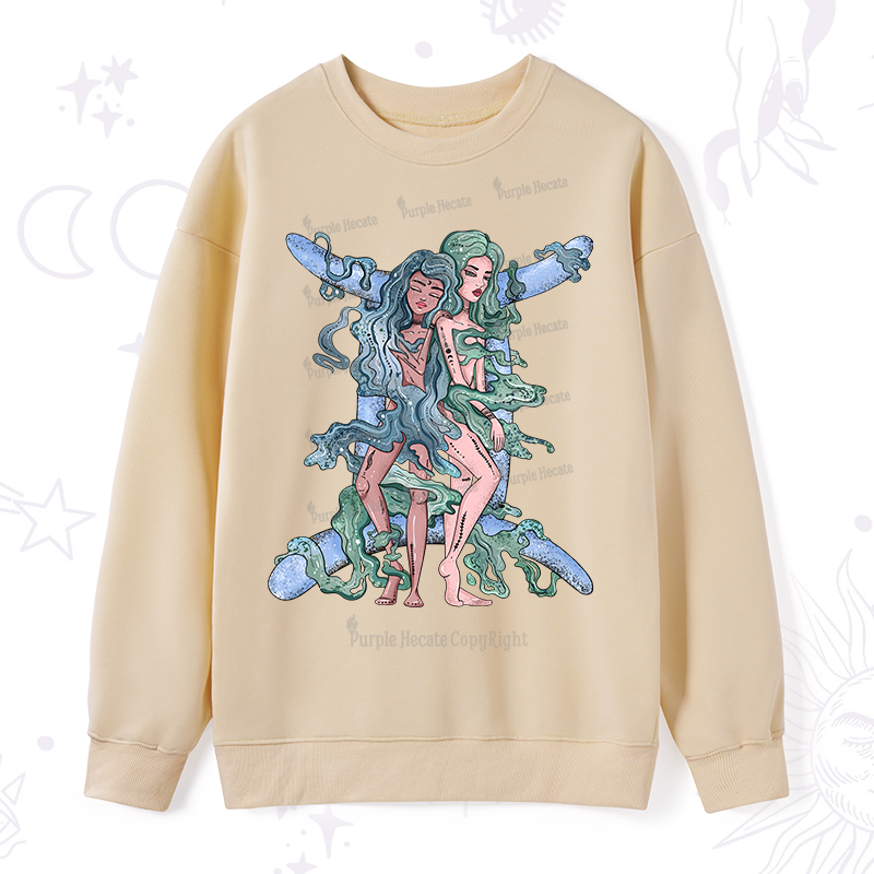 Purplehecate Gemini In Astrology Zodiac Sweatshirt
