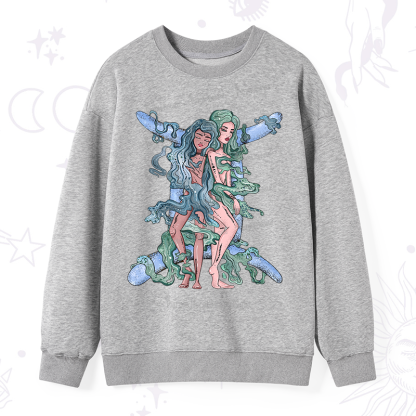 Purplehecate Gemini In Astrology Zodiac Sweatshirt