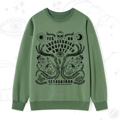 Purplehecate Ouija Spirit Board Sweatshirt