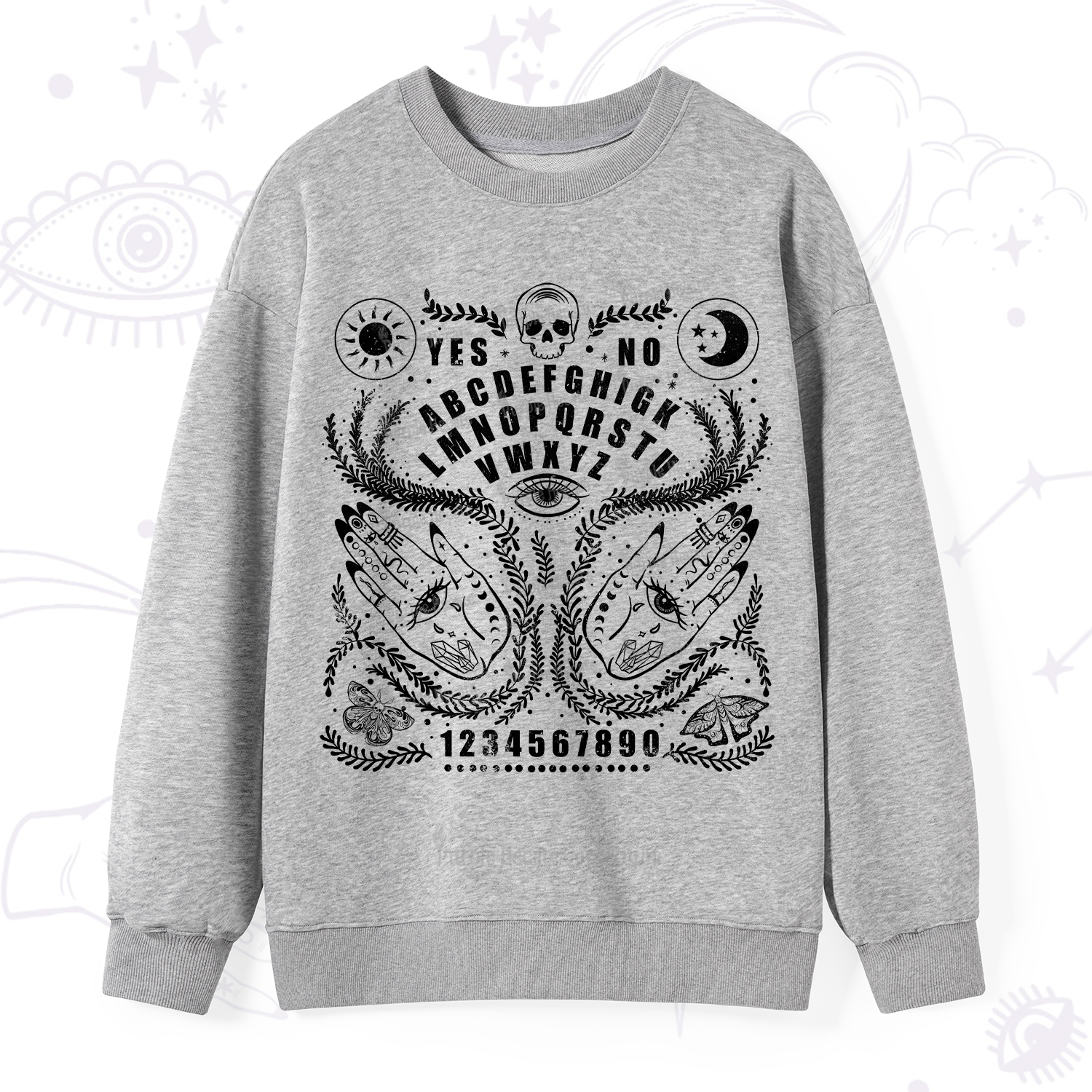 Purplehecate Ouija Spirit Board Sweatshirt