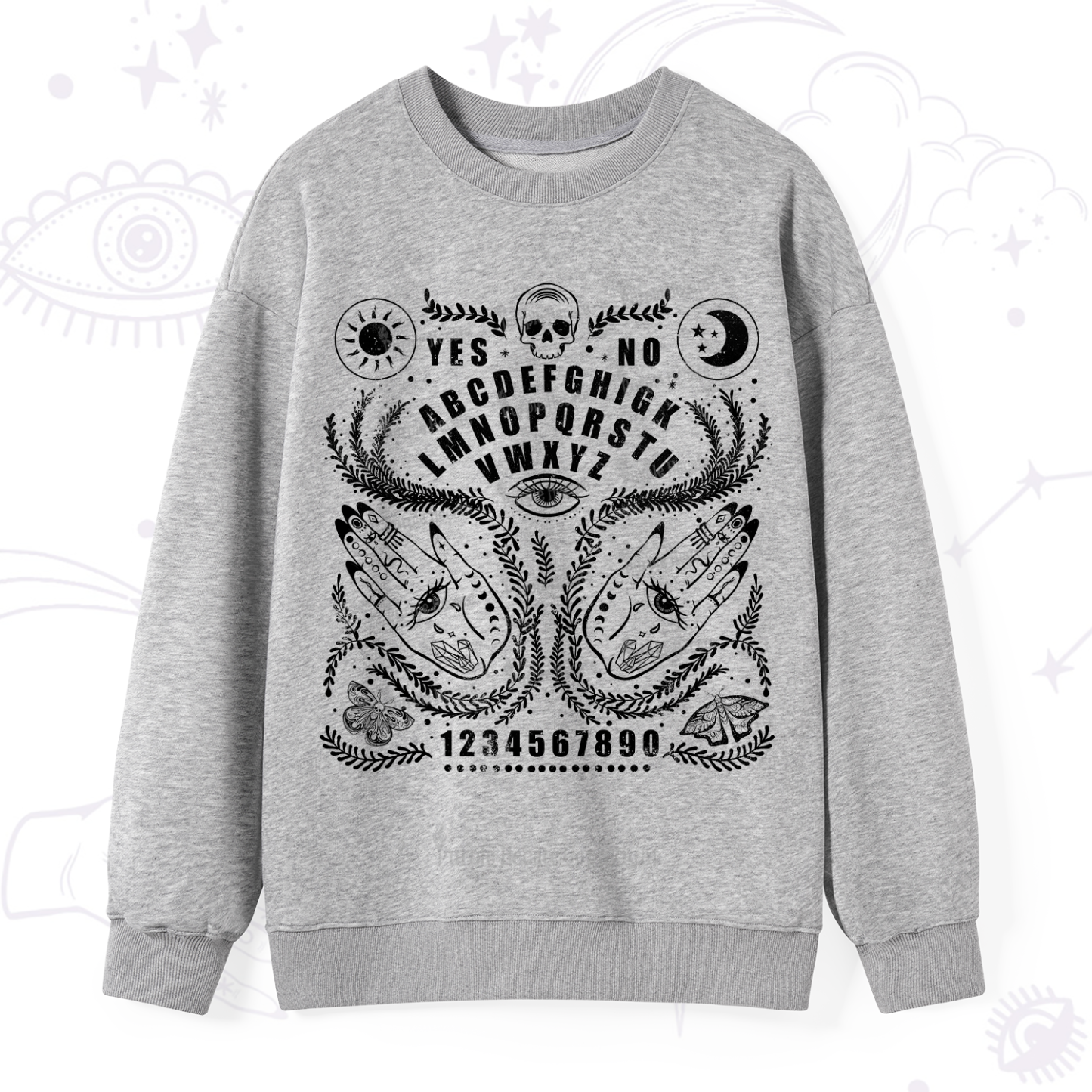 Purplehecate Ouija Spirit Board Sweatshirt