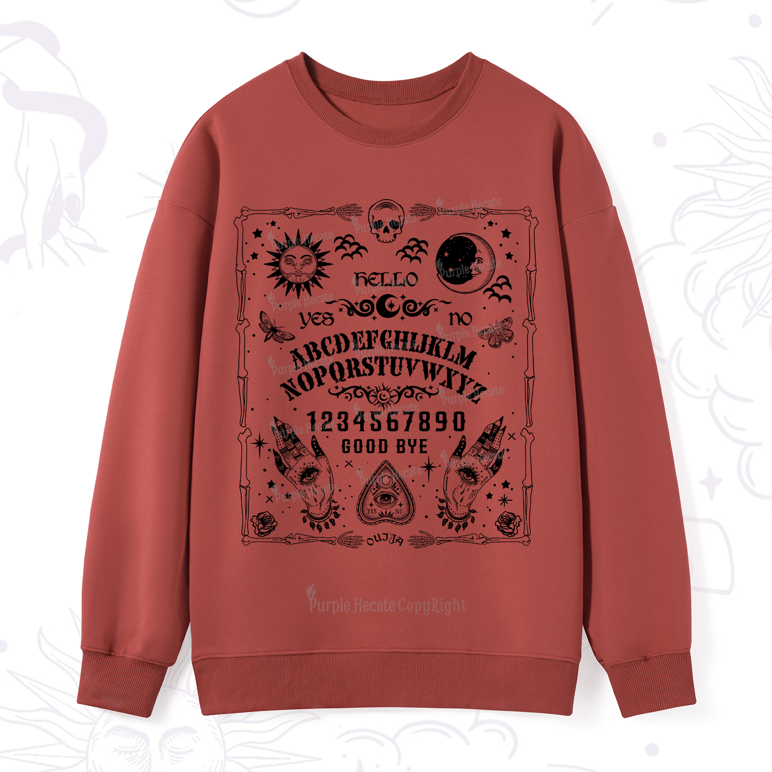 Purplehecate Ouija Board Sweatshirt