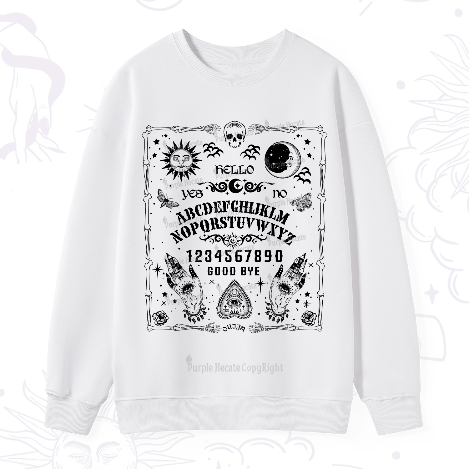 Purplehecate Ouija Board Sweatshirt