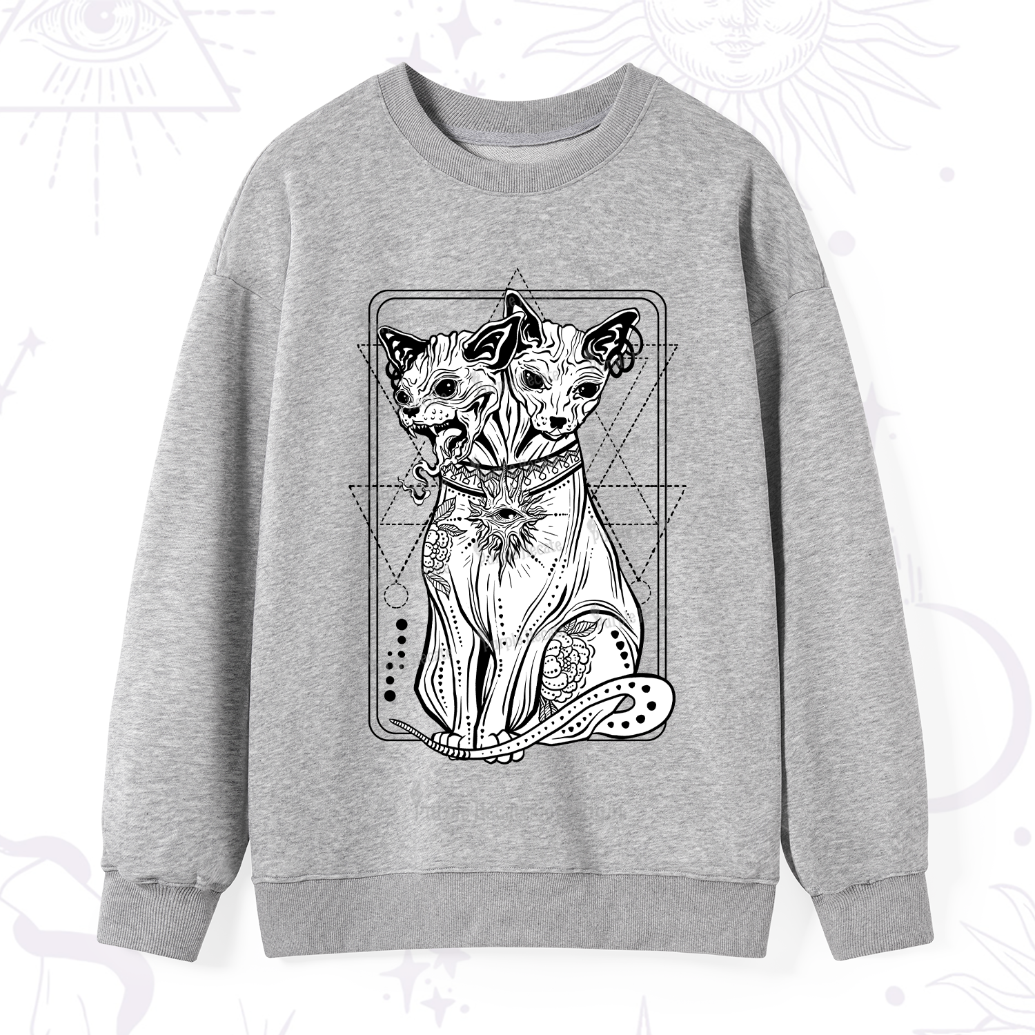 Purplehecate The Cat Goddess Bastet Sweatshirt