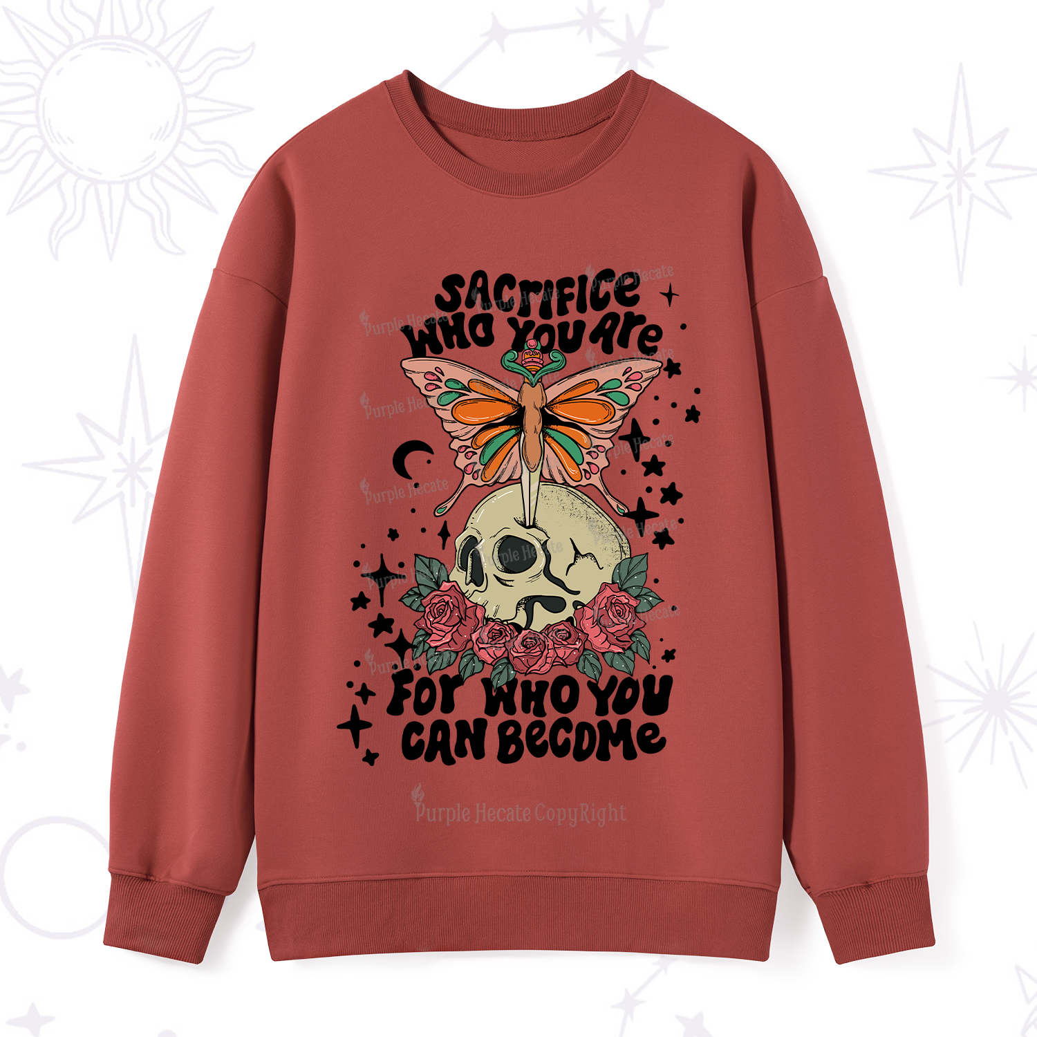 Purplehecate For Who You Can Become Sweatshirt