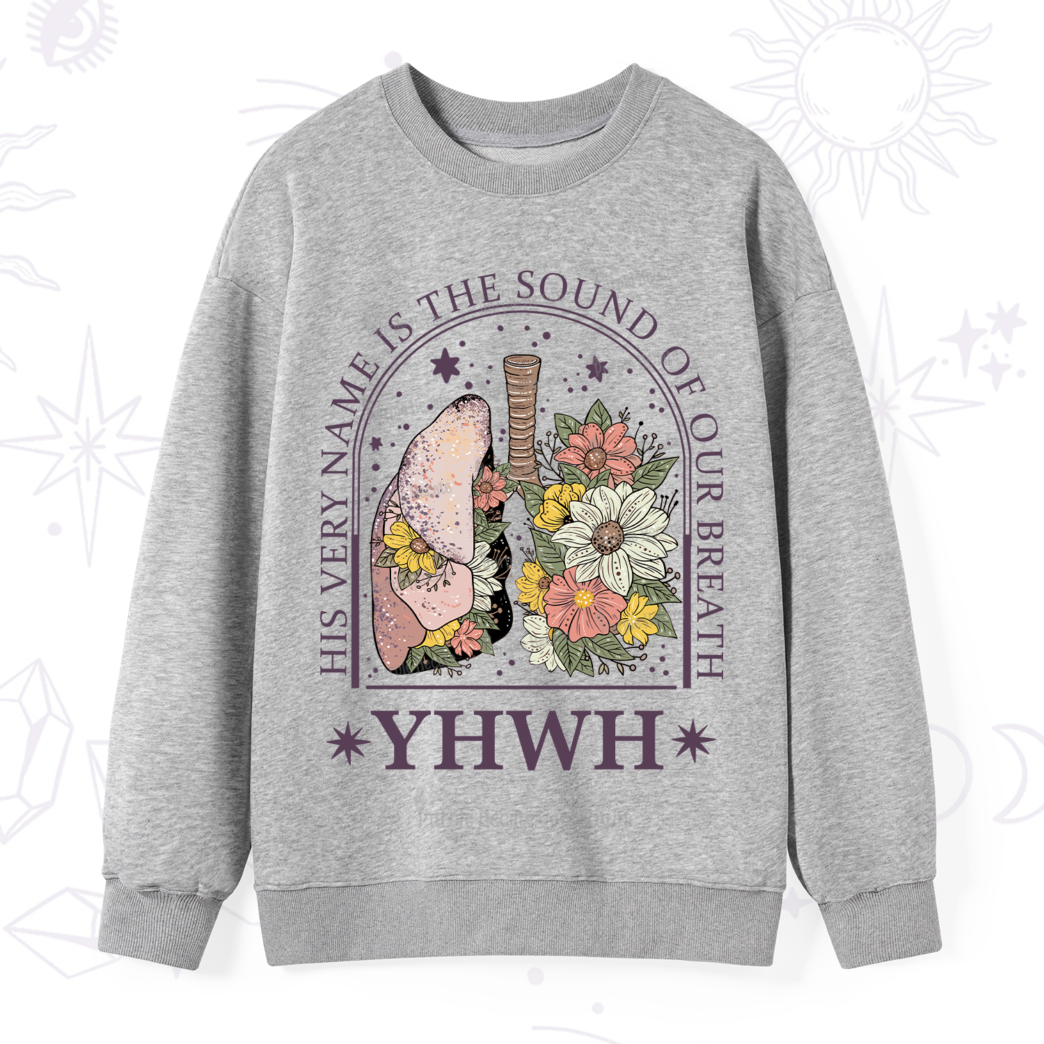 Purplehecate His Very Name Is The Sound Of Our Breath Sweatshirt