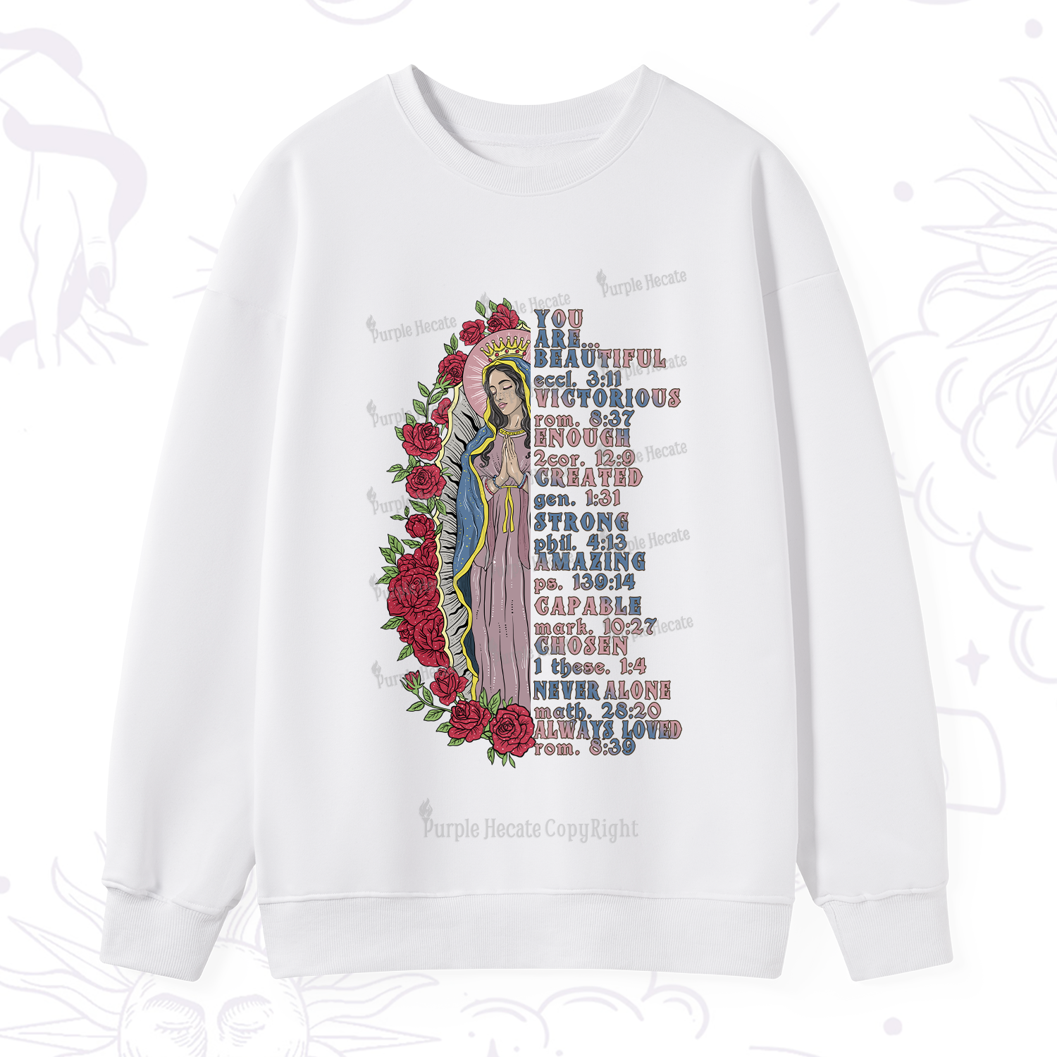 Purplehecate Biblical Blessings Sweatshirt
