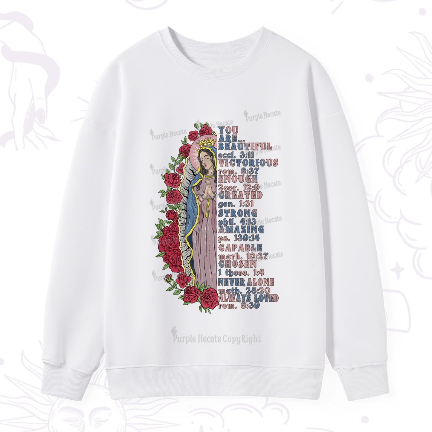 Purplehecate Biblical Blessings Sweatshirt