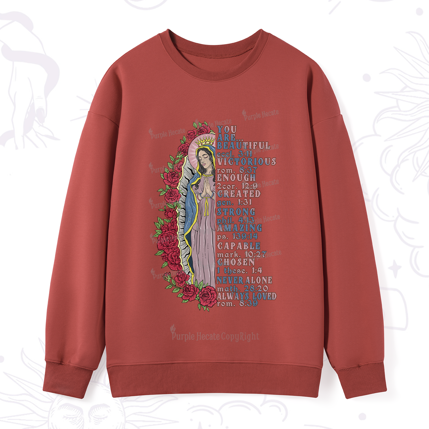 Purplehecate Biblical Blessings Sweatshirt