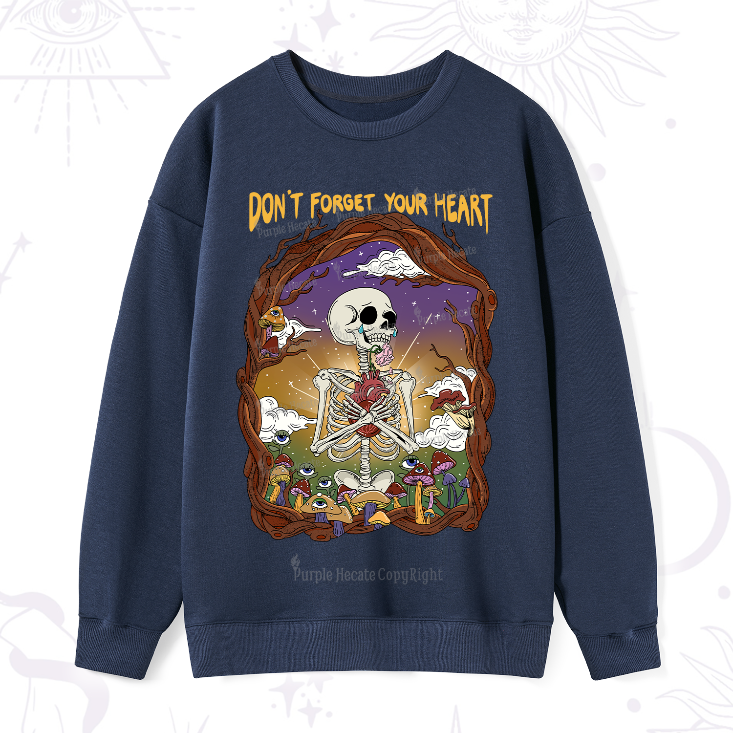 Purplehecate Don't Forget Your Heart Sweatshirt