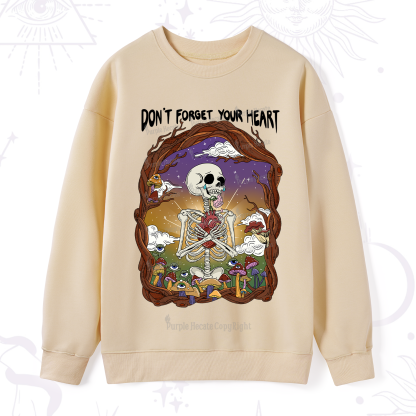 Purplehecate Don't Forget Your Heart Sweatshirt