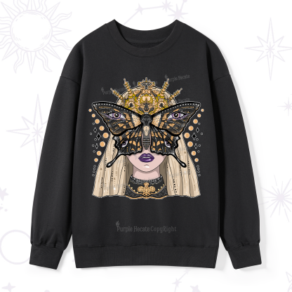 Purplehecate Butterfly Witchy Sweatshirt