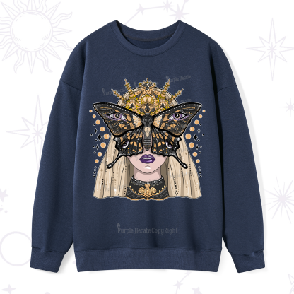 Purplehecate Butterfly Witchy Sweatshirt