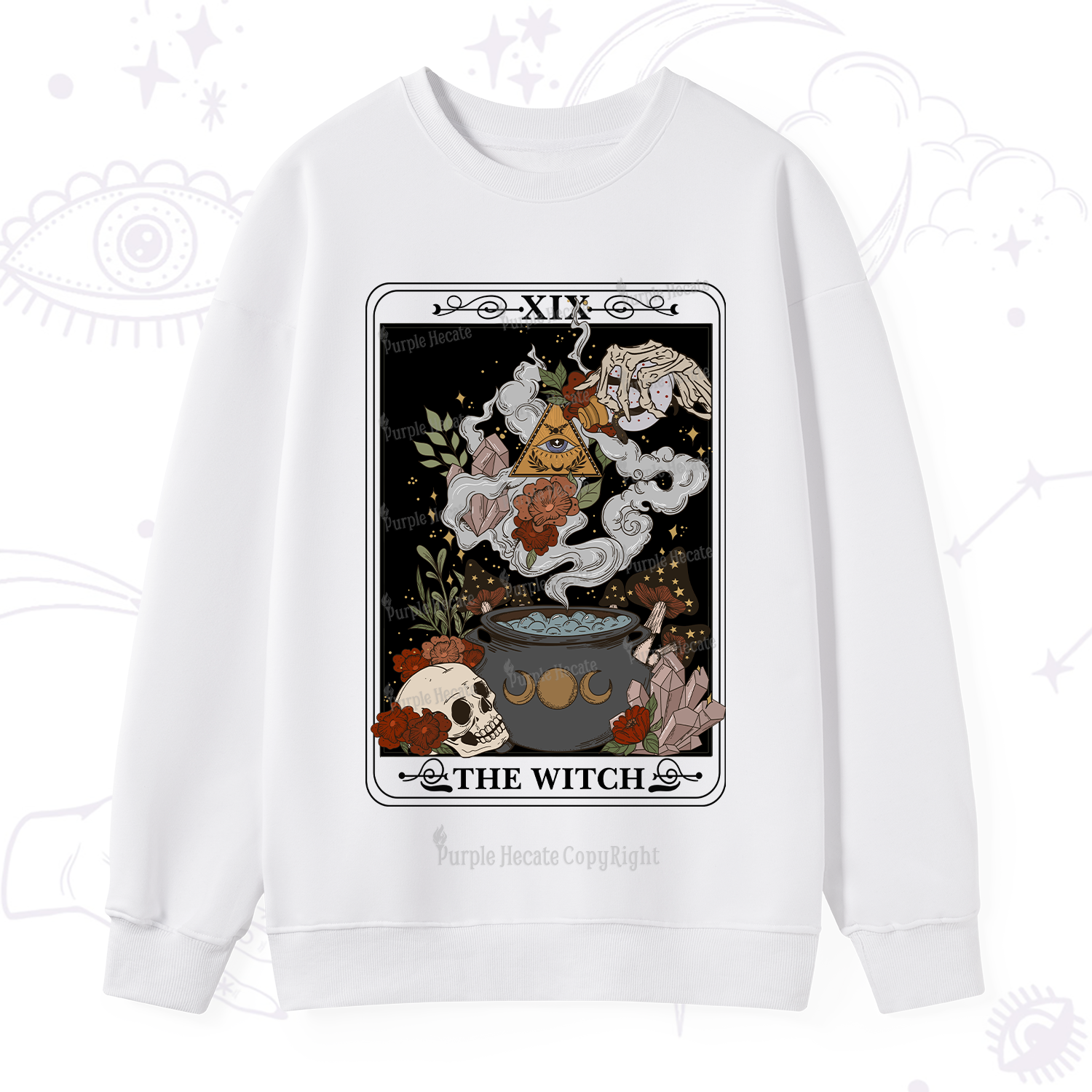 Purplehecate The Witch Tarot Sweatshirt