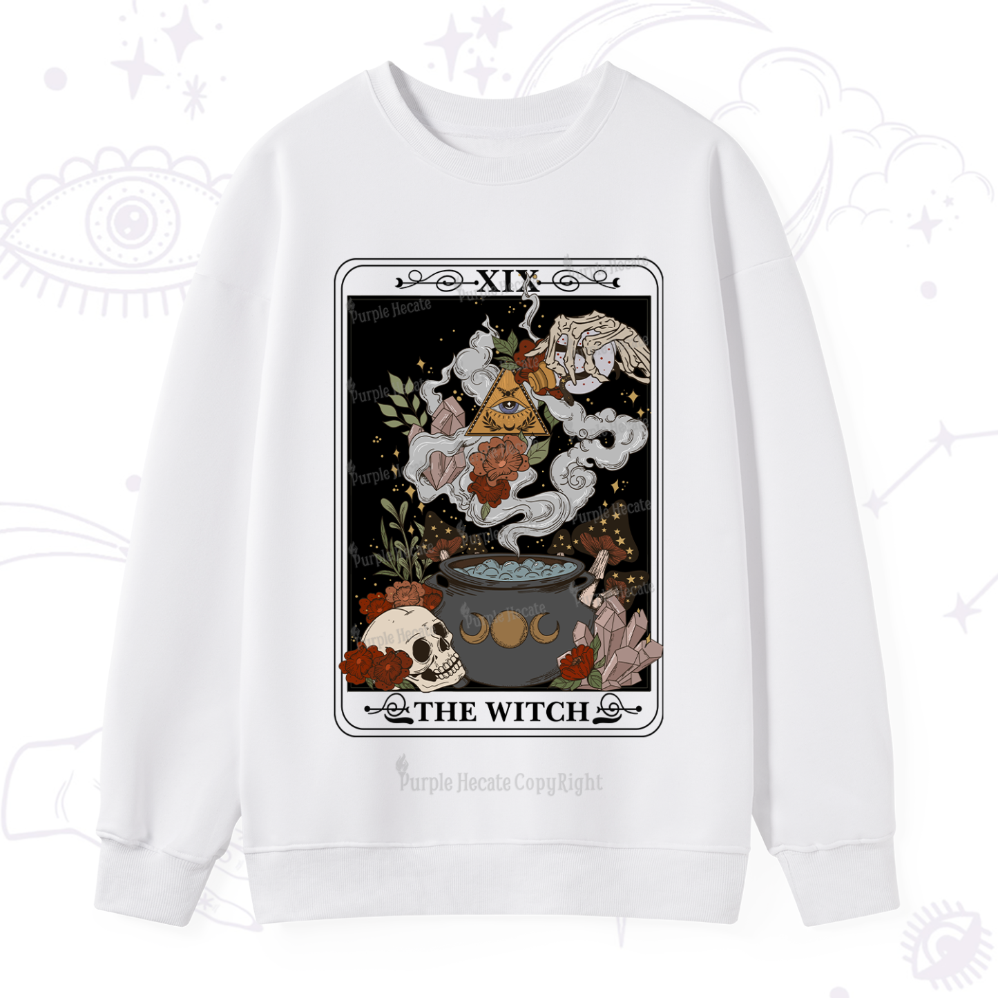 Purplehecate The Witch Tarot Sweatshirt