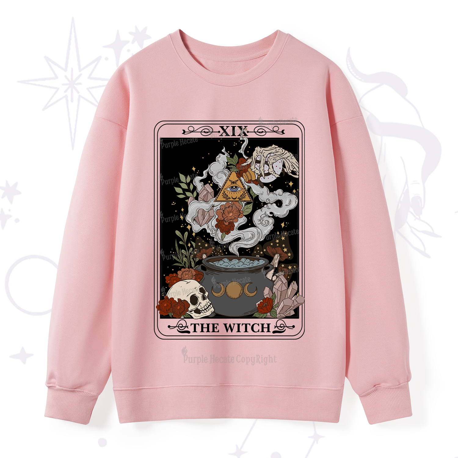 Purplehecate The Witch Tarot Sweatshirt