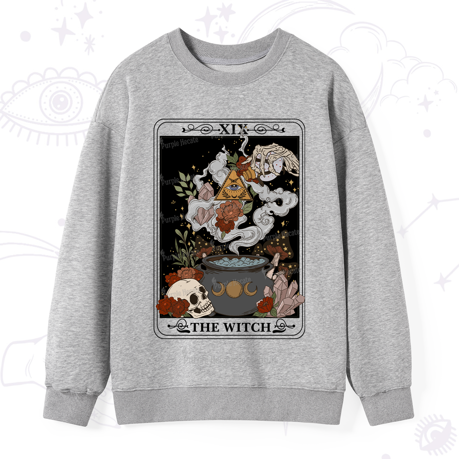 Purplehecate The Witch Tarot Sweatshirt