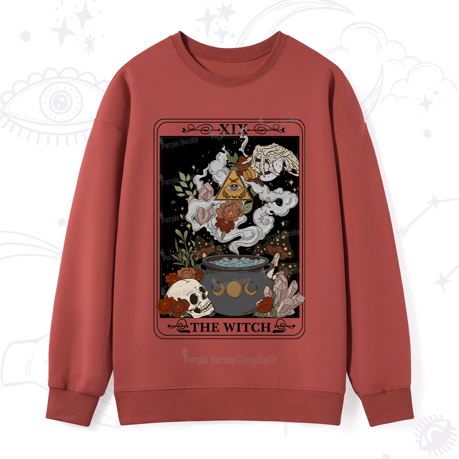 Purplehecate The Witch Tarot Sweatshirt