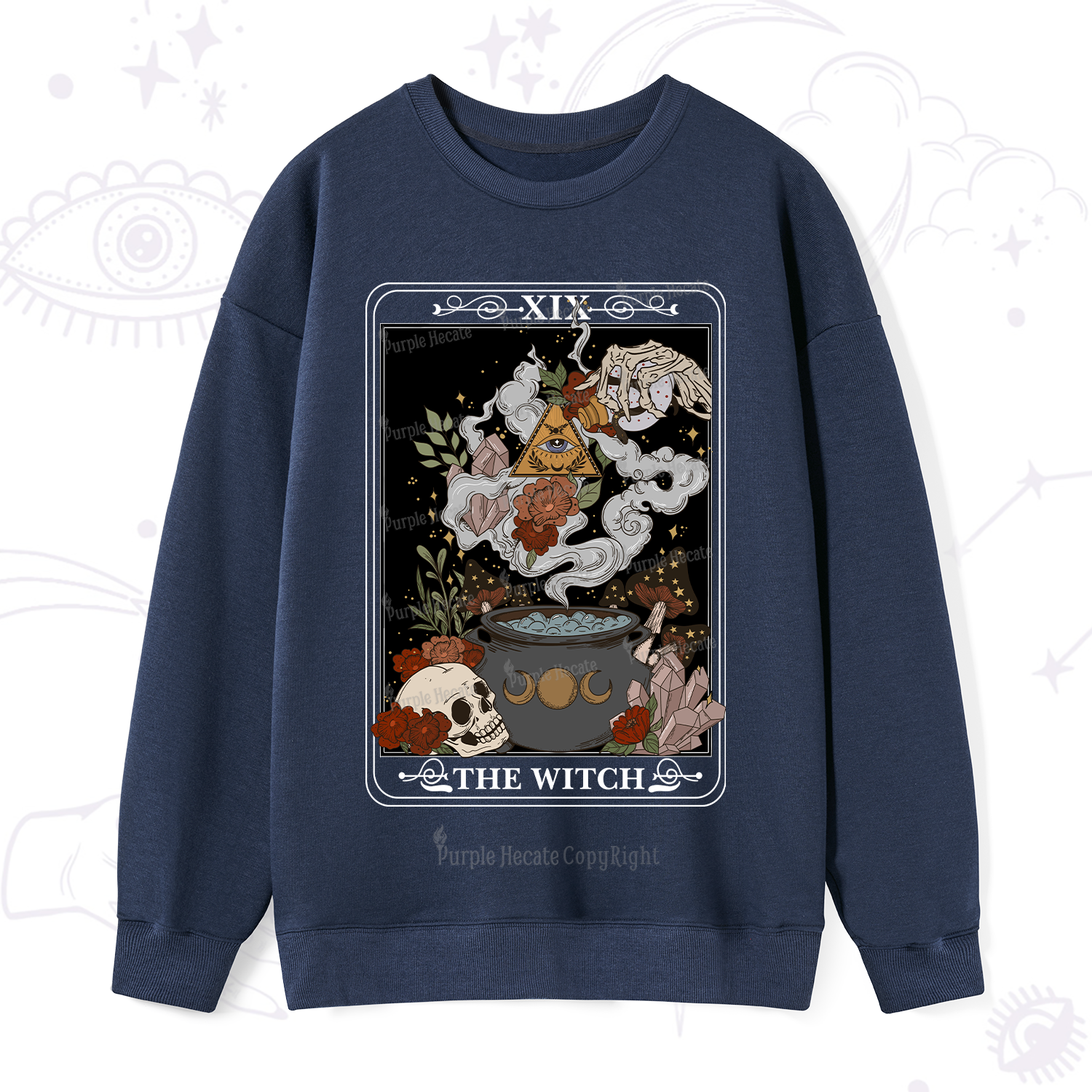 Purplehecate The Witch Tarot Sweatshirt