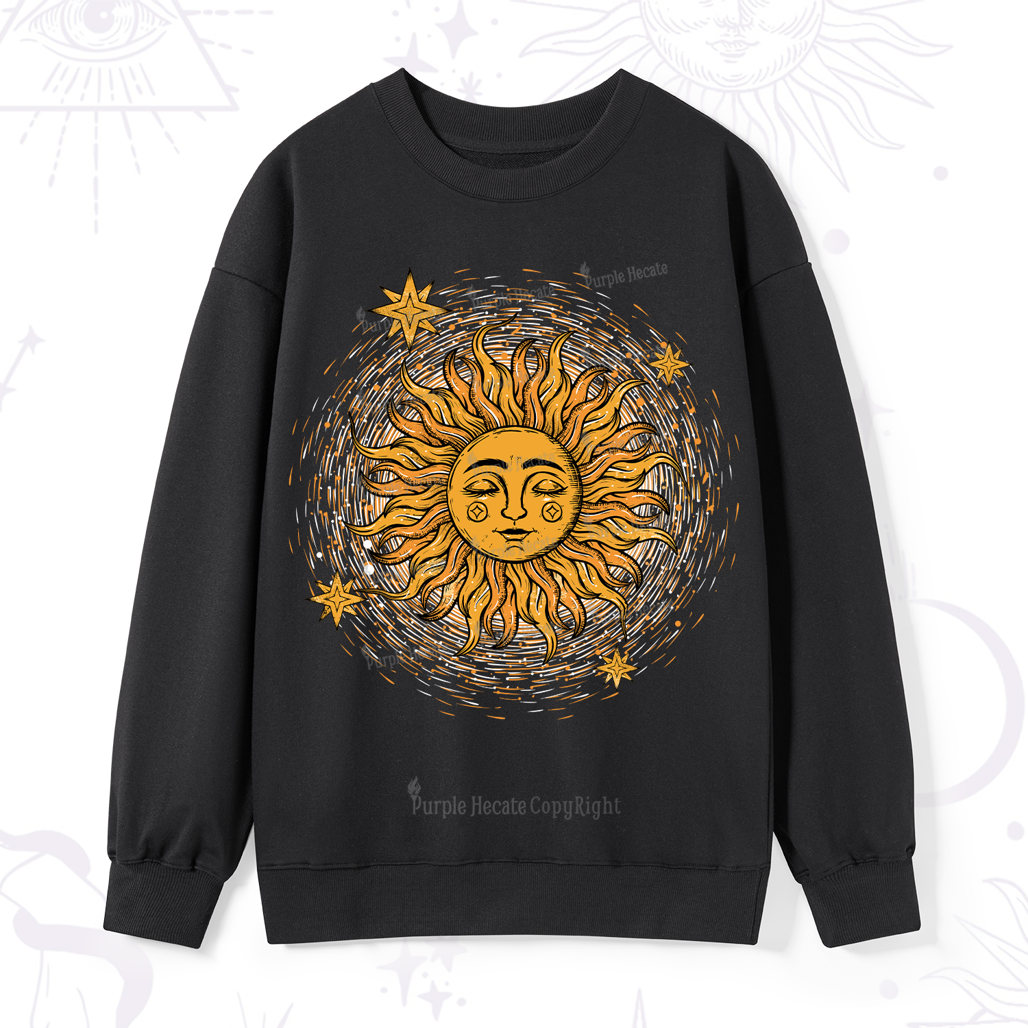 Purplehecate Celestial Sun Sweatshirt